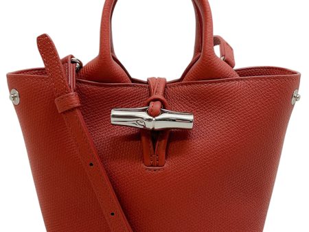 Longchamp Extra Small Sienna Leather Le Roseau Tote Hot on Sale