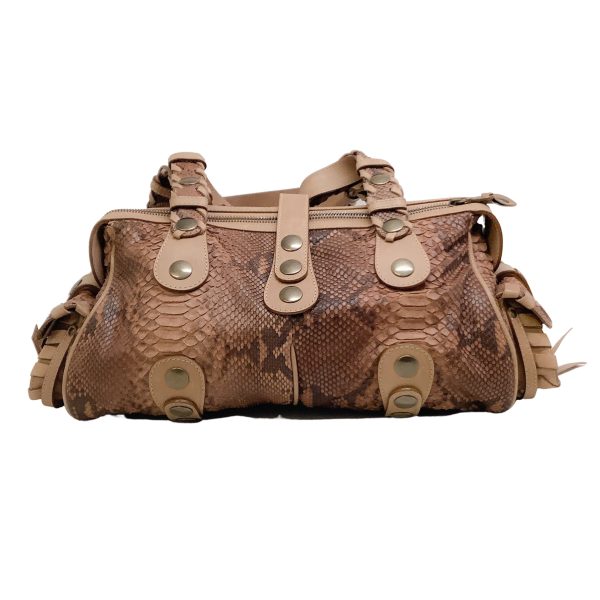 Chloe Brown Snake Silverado Shoulder Bag Cheap