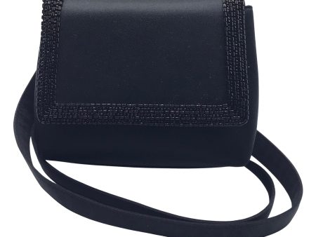 Chanel Black Bead Embellished Satin Mini Shoulder Bag For Discount