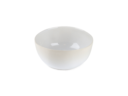 ORGANIC LARGE BOWL IN WHITE For Cheap