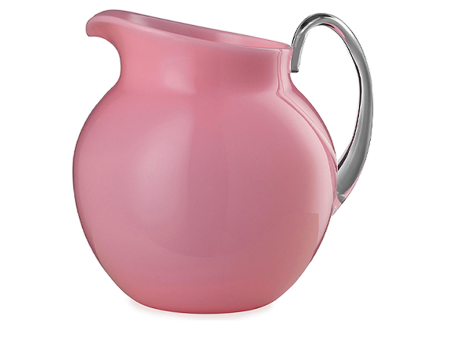 PALLINA GLAZED PITCHER IN PINK on Sale