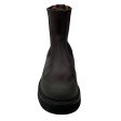 Celine Brown Pull-On Leather Boots Online Hot Sale