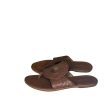 Bottega Veneta Brown Leather Sandals Cheap