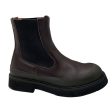 Celine Brown Pull-On Leather Boots Online Hot Sale