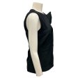 Alexander McQueen Black 2023 Asymmetric Sleeveless Top For Discount