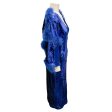 Sally LaPointe Blue Fur Trimmed Sequined Dress For Discount