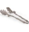 ACORN AND OAK LEAF PEWTER TONGS Sale