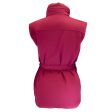 Loro Piana Fuchsia Laytin Belted Reversible Down Cashmere Vest Discount