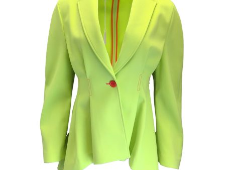 Sies Marjan Haru Jacket in Fluorescent Yellow For Discount