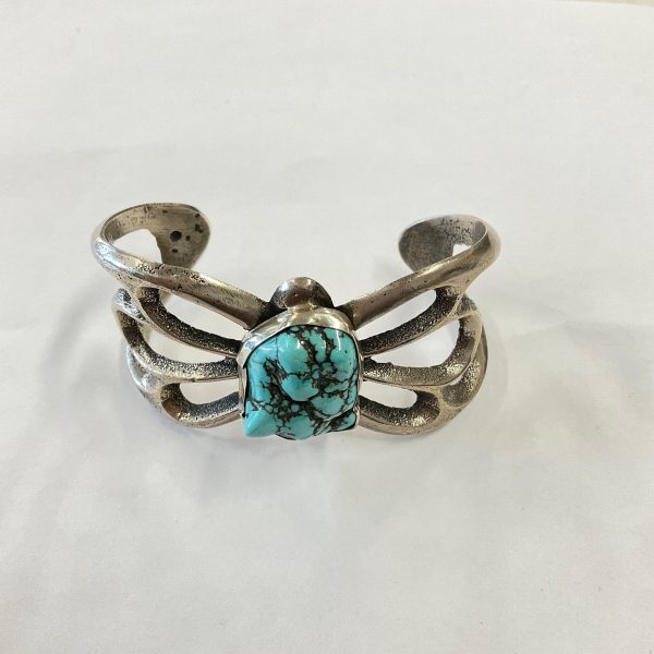 Sandcast Turquoise Nugget Bracelet Fashion