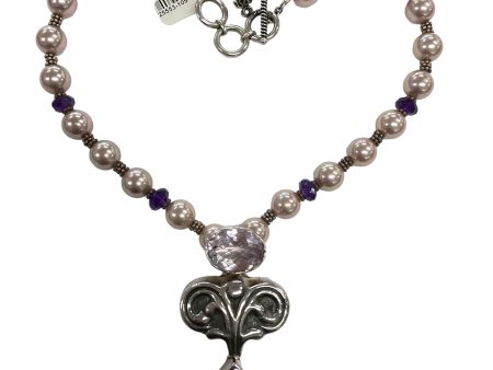 DAC Deborah Armstrong Pearl & Amethyst Necklace Fashion