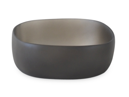 CUADRADO EXTRA LARGE BOWL IN DARK GREY Online now