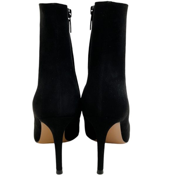 Gianvito Rossi Black Suede Jaipur Booties Online Hot Sale