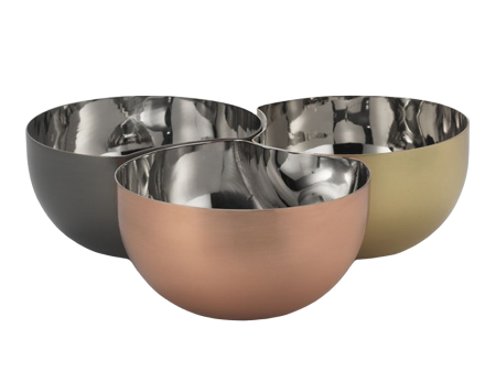 ARROYO MIXED METAL BOWLS IN LARGE Online Sale