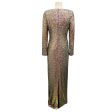 St. John Metallic Fall 2023 Sequined Gown   Formal Dress For Cheap