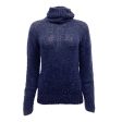 Chanel Navy Blue Cashmere and Mohair Sweater with Sequins Supply