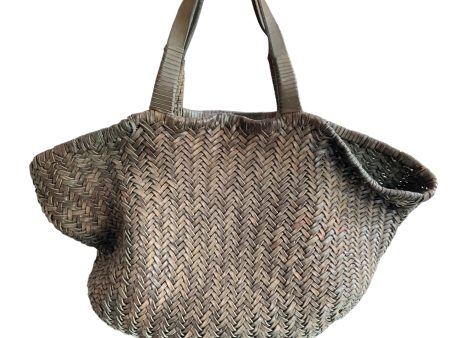 Giudi Woven Tote Handbag Online now