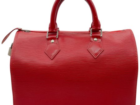 Louis Vuitton Red Epi Speedy 30 Bag Online now