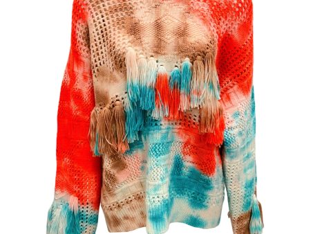 Alanui Multicolor 2023 California Dreamin  Crewneck Long-Sleeved Jumper Online Hot Sale