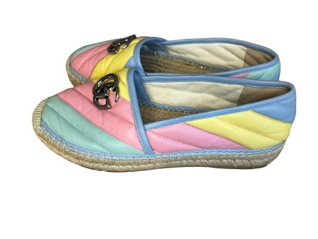 Gucci Rainbow Marmont Espadrilles on Sale