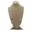 Chanel Cream   Silver 2006 CC Logo Faux Pearl and Strass Star Pendant Necklace Online