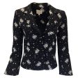 Cinq a Sept Black   White Stardust Onyx Floral Blazer Sale