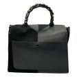 Elena Ghisellini Black Pony Hair and Leather Handbag For Cheap