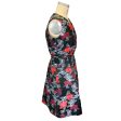 Oscar de la Renta Black   Red Multi 2017 Sleeveless Jacquard Dress Fashion