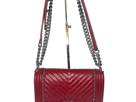 CHANEL Red Jacket Boy Bag Online now