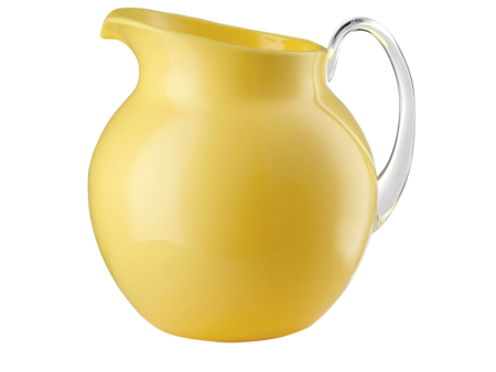 PALLINA GLAZED PITCHER IN YELLOW Online Sale