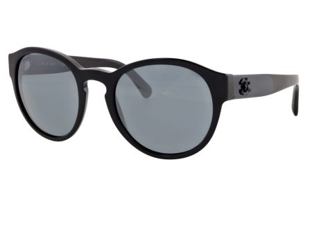 Chanel Black Round CC Cocomark Sunglasses Discount