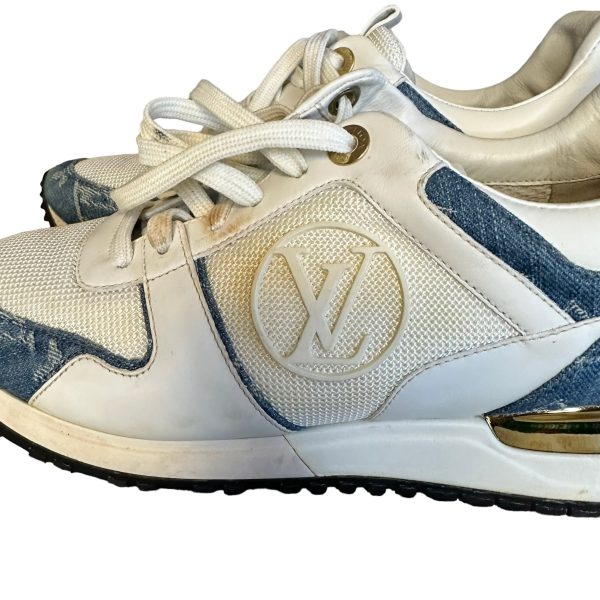 Louis Vuitton Blue Denim Runaway Sneakers Discount