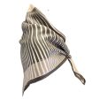 Hermes Paris Taupe   White   Grey Printed Square Silk Twill Scarf For Sale