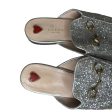 Gucci Silver Glitter Mules Supply