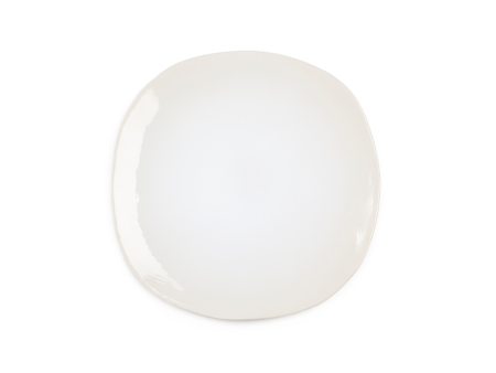 ORGANIC SALAD PLATE IN WHITE Online Hot Sale