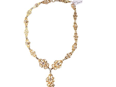 Miriam Haskell Filigree Necklace For Cheap