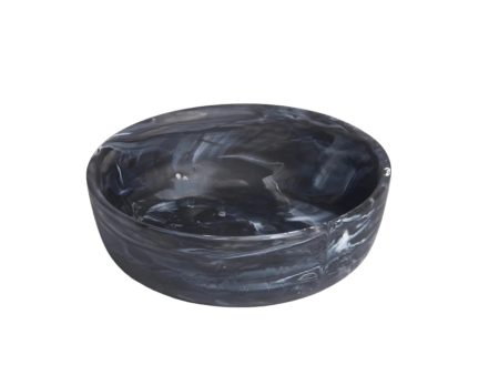 SMALL ROUND BOWL IN BLACK SWIRL Online