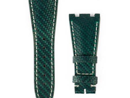 100% Genuine Green Carbon Fibre Custom Strap for Audemars Piguet Royal Oak Offshore 42mm Discount