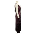 Galvan London Oxblood Sequined Burnished Valletta Dress Fashion