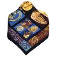 Hermes Black Multi Persona Square Silk Twill Scarf For Sale