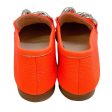 Casadei Orange Antilope Chunky Chain Loafers For Sale