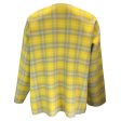 Sofie D Hoore Yellow   Green Multi Checkered Open Front Wool Jacket Online now