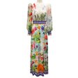 Alice + Olivia White Multi Bellami Printed Maxi Dress Online now