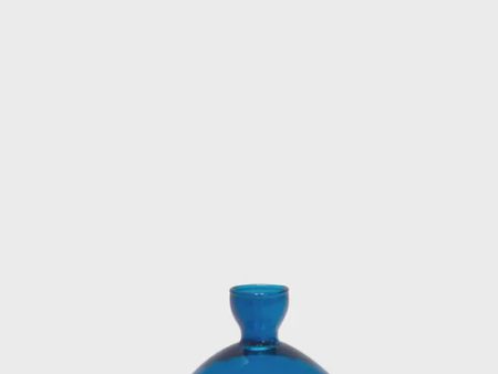 ACORN BUD VASE IN LAPIS BLUE on Sale