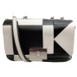 Calvin Klein 205W39NYC Black   White Billie Flap Bag Online