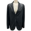 Jil Sander Black Reversible Two-Button Lambskin Leather and Techno Blazer For Discount