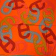 Hermes Orange   Red Multi Circuit 24 Faubourg Large Cashmere and Silk Scarf Online Hot Sale