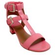 Laurence Dacade Pink Leather Daho Gladiator Sandals Online now