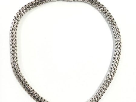 John Hardy Sterling 16  7.5mm Wheat Necklace on Sale