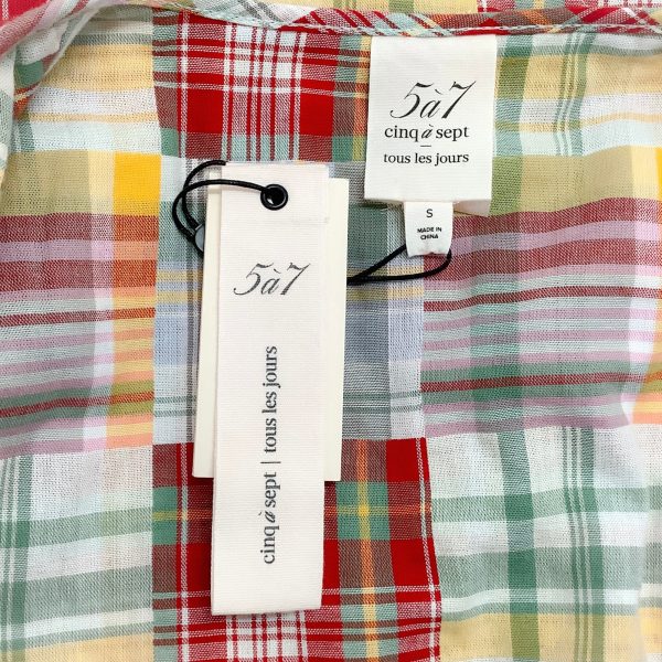 Cinq à Sept Multi Meadow Plaid Triss Jacket Supply